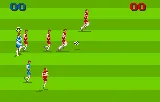 World Class Soccer gameplay screenshot on Lynx