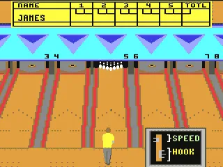 10th Frame gameplay screenshot on C64