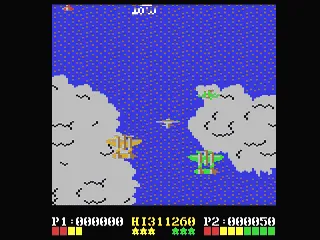 1943: The Battle of Midway gameplay screenshot on C64