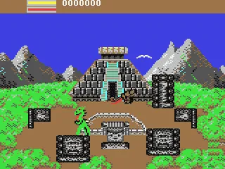 Aaargh! gameplay screenshot on C64