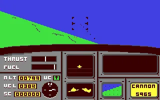 Ace gameplay screenshot on C64