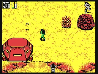 Airborne Ranger gameplay screenshot on C64