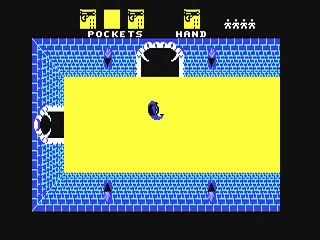 Alcazar: The Forgotten Fortress gameplay screenshot on C64