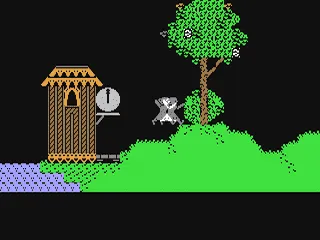 Alice in Wonderland gameplay screenshot on C64