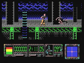 Alien 3 gameplay screenshot on C64