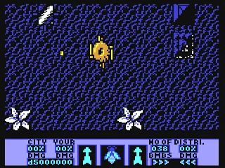 Amaurote gameplay screenshot on C64