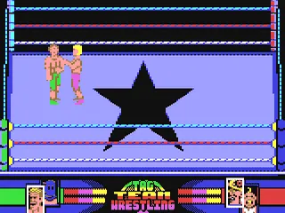 American Tag-Team Wrestling gameplay screenshot on C64