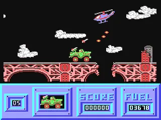 Army Moves gameplay screenshot on C64