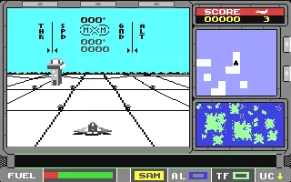 ATF gameplay screenshot on C64