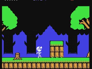 Athena gameplay screenshot on C64