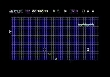 Attack of the Mutant Camels gameplay screenshot on C64