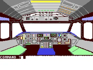 B-1 Nuclear Bomber gameplay screenshot on C64