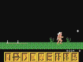Barbarian gameplay screenshot on C64