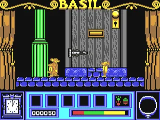 Basil the Great Mouse Detective gameplay screenshot on C64