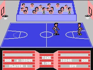 Basket Master gameplay screenshot on C64