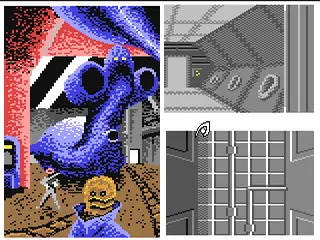 B.A.T. gameplay screenshot on C64