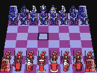 Battle Chess gameplay screenshot on C64
