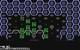 Battle for Normandy gameplay screenshot on C64