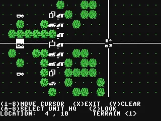 Battle Group gameplay screenshot on C64