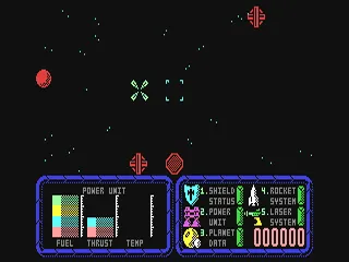 Battle of the Planets gameplay screenshot on C64