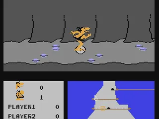 B.C. II: Grog's Revenge gameplay screenshot on C64
