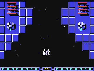 Bedlam gameplay screenshot on C64