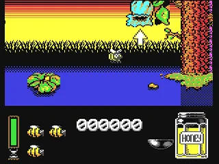 Bee 52 gameplay screenshot on C64