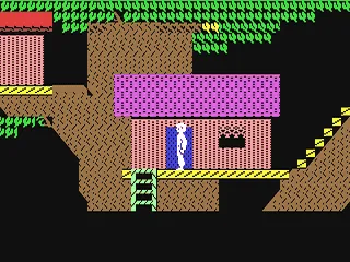 Below the Root gameplay screenshot on C64