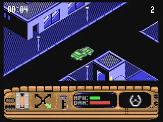 Beverly Hills Cop gameplay screenshot on C64