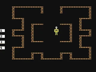Beyond Castle Wolfenstein gameplay screenshot on C64