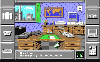 Black Gold gameplay screenshot on C64