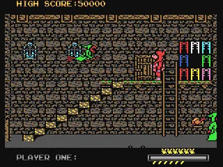 Black Lamp gameplay screenshot on C64
