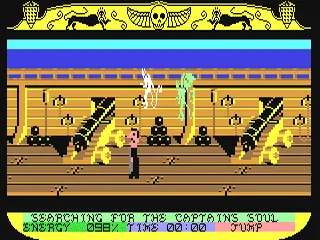 Blackwyche gameplay screenshot on C64