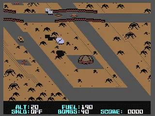 Blue Max 2001 gameplay screenshot on C64