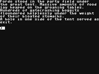 Bored of the Rings gameplay screenshot on C64