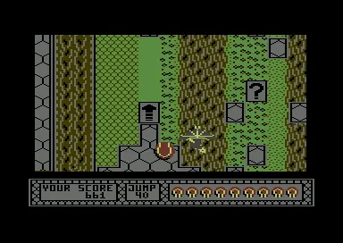 Bounder gameplay screenshot on C64