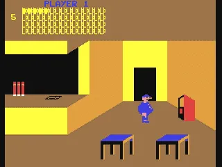 Bozo's Night Out gameplay screenshot on C64