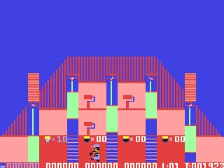 Bristles gameplay screenshot on C64