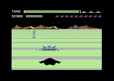 Buck Rogers: Planet of Zoom gameplay screenshot on C64