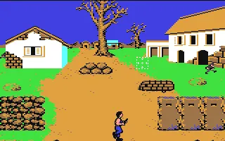 Cabal gameplay screenshot on C64