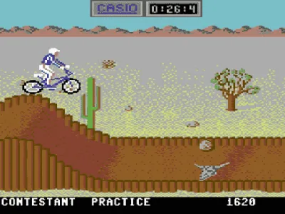 California Games gameplay screenshot on C64
