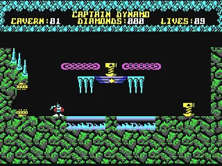 Captain Dynamo gameplay screenshot on C64