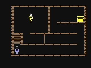 Castle Wolfenstein gameplay screenshot on C64