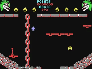 Cauldron II: The Pumpkin Strikes Back gameplay screenshot on C64