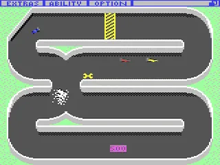 Championship Sprint gameplay screenshot on C64