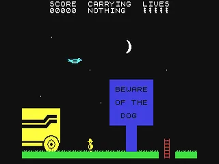 Chuckie Egg 2 gameplay screenshot on C64