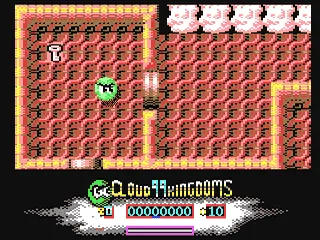 Cloud Kingdoms gameplay screenshot on C64