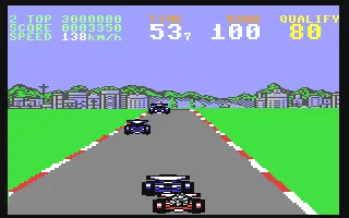 Continental Circus gameplay screenshot on C64