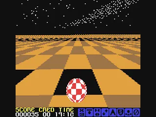 Cosmic Causeway: Trailblazer II gameplay screenshot on C64