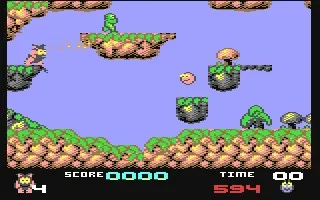Creatures gameplay screenshot on C64